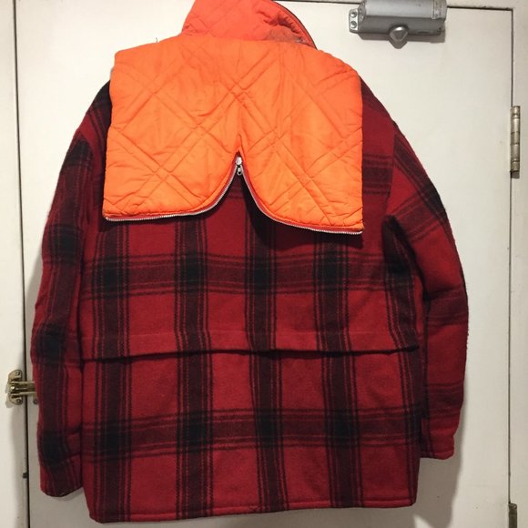 VINTAGE REVERSIBLE WOOL PLAID JACKETS SIZE L - Picture 7 of 14